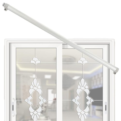 Self-Closing Patio Door Closer, Adjustable Sliding Speed, for Door Widths From 29.5 To 51", Slideback Sliding Door Closers, Quiet Pneumatic Damping Buffering, 80kg Load Bearing, for Balconies, Kitchen