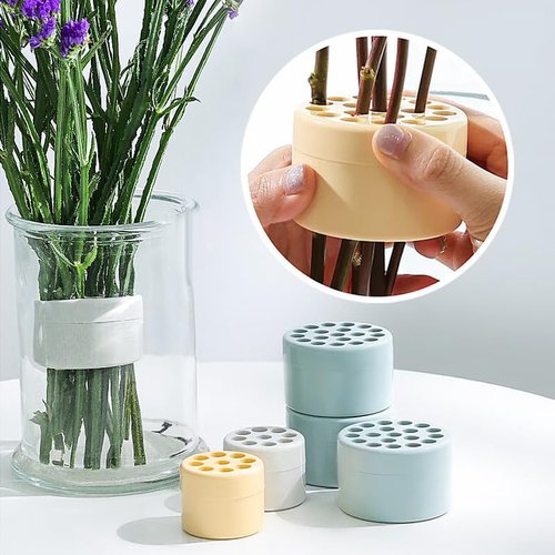 2PCS Spiral Flower Stem Holder for Vases | Large Reusable Bouquet Twister with Adjustable Coils | DIY Floral Arrangement Tool for Fresh/Dried Flower Display, Wedding Centerpieces & Home Decor