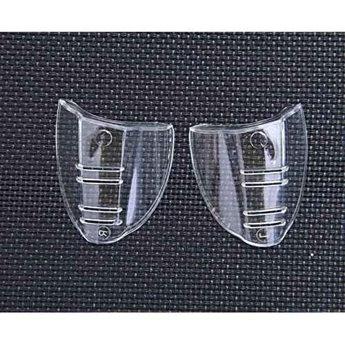 Hub¡¯s Gadget 12 Pairs Safety Eye Glasses Side Shields, Slip On Clear Side Shield for Safety Glasses- Fits Small to Medium Eyeglasses