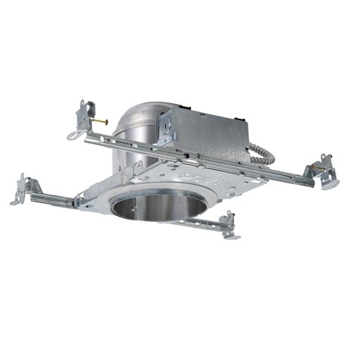 HALO H25 5 in. Aluminum Recessed Lighting Housing for New Construction Shallow Ceiling, Insulation Contact, Air-Tite