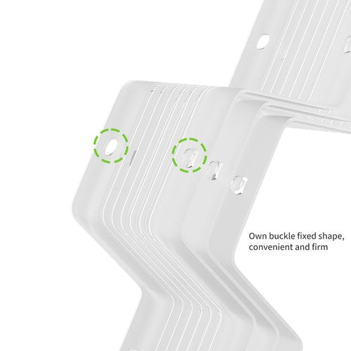 Kocuos Honeycomb Separator Adjustable Drawer Organizer Divider for Underwear Belt-Scarf Socks Organizer (White(1pc))