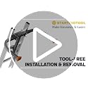 Gray Steel Ladder Stabilizer for Extension Ladders Roof Gutters Support Startingtool