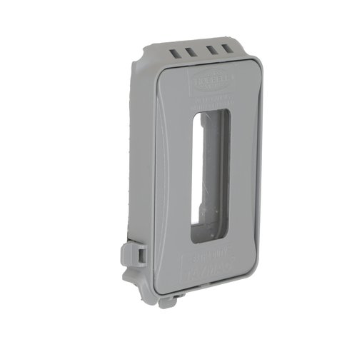 TAYMAC ML500 Single-Gang Mount 16-in-1 Flat Nonmetallic Weatherproof Vertical/Horizontal, 1-Pack, Gray