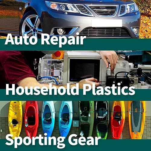 YIHUA 960-IV Bumper Repair Plastic Welder Kit with Power Switch, Indicator Light with 3 Tips, 20/20 Black & White Plastic Rods, 5 Polish Foam, Steel Mesh for Plastic Welding, Fuel Tank, Kayak Repair