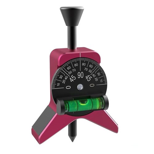 Pipe Center Finder, Pipefitter Tools with Magnetic Centering Head, Adjustable Dial Bubble Protractor, Pipe Fitting Tools Center Finder to Measure Pipe Diameter from 1 1/2 to 6in