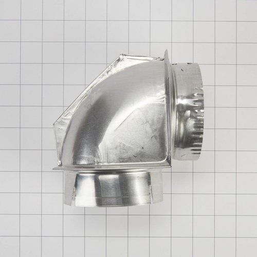 Whirlpool 4396006RW Genuine OEM Elbow Vent Connector For Dryers, Aluminium Accessory – Replaces 4396006