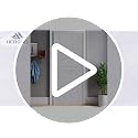 Heroad White Wood Grain Contact Paper - Peel & Stick Vinyl for Cabinets & Surfaces, 17.5" x 78.7"