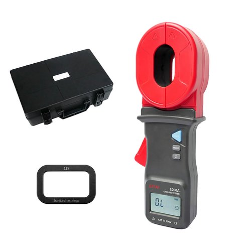 EITAI2000A-S Gen2 Clamp Ground Earth Resistance Meter Tester, 0.01Ω-500Ω, Manufacturer Direct Sales, EITAI-ETCR2100A+