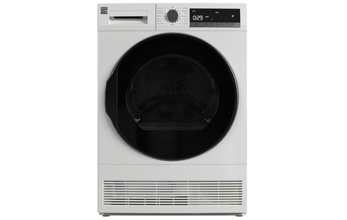 Kenmore 4.0 cu. ft. Ventless Compact Front Load Electric Dryer-with Guard to Reduce Wrinkles & Static-Sanitize and Smart Sensor Drying-LED-Energy Star Certified, White