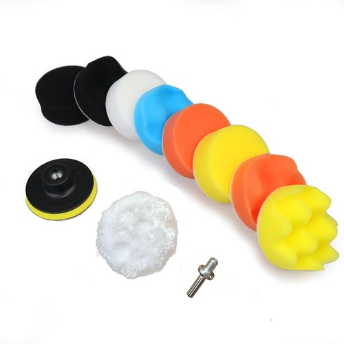 GANGOU Polishing Pad, Polishing Pad Kit, 11 Pcs 3 Inch Polishing Pad Kit, 3 Inch Buffing Pads
