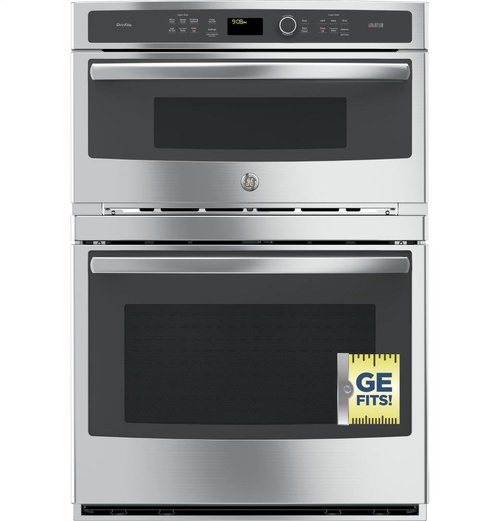 GE PT9800SHSS Combination Wall Oven, Solid Black