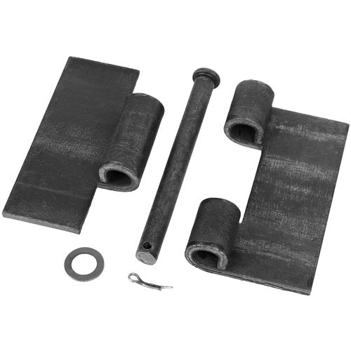 BlueDex 6 Pack Metals 4-3/8"x4-1/8” Heavy Duty Weldable Hinges -Thickness 5 mm Weld On Hinges - Solid Steel Butt Hinge Design for Heavy Gates & Doors - Corrosion & Rust Resistant