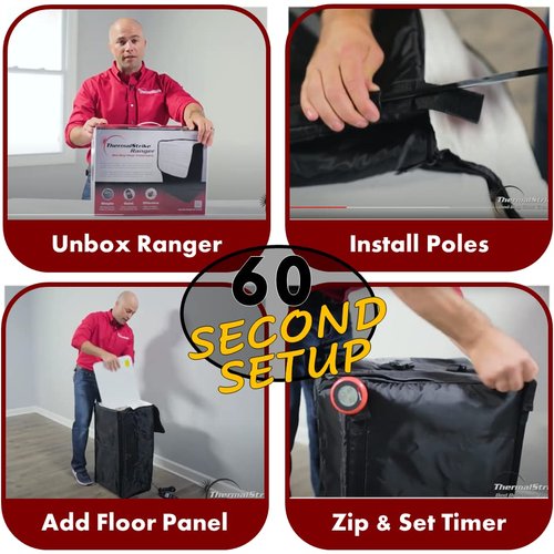 ThermalStrike Ranger Bed Bug Heater | 100% to Reach Lethal Temperature | Used by Professionals and Homeowners | Effective Against Moths, Carpet Beetles and Lice.