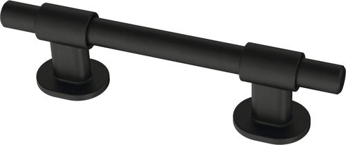 Franklin Brass Adjusta-Pull Francisco (5-Pack) Adjustable Drawer Pulls/Cabinet Handles 1-3/8" to 4" Hole Center Matte Black Hardware Kitchen Door, Drawers, Dressers, Furniture P44364-FB-B