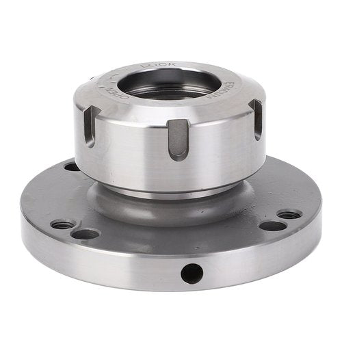 ER40 Collet Lathe Chuck Carbon Steel Compact Replacement 100mm Diameter Carbon Steel Clamping Collet Holder for Lathe CNC Milling Machine