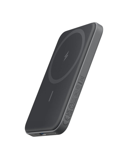 Anker 621 Magnetic Portable Charger (MagGo), 5,000mAh Wireless Power Bank with USB-C Cable, Magsafe-Compatible Battery Pack for iPhone 16/15/14/13/12 Series