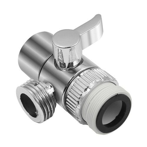 Upgrades Split Faucet Adapter With Double Function Two Way Tap Connector 360 Rotation Sprayings For Bathroom & Kitchen Use