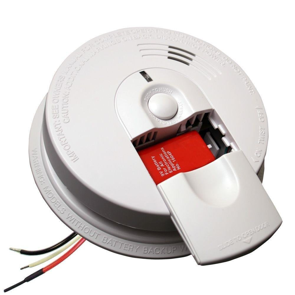 Kidde Hardwire Smoke Detector with 9V Battery Backup and Front Load Battery Door | Model I4618AC