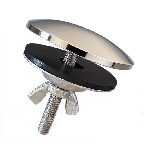 Kitchen Sink Hole Cover 2 Inch Stainless Steel Faucet Hole Cover Faucet Hole Cover for Kitchen Sink Tap Hole Plate Stopper Cover Metal Plug Silver Faucet Plug Covers