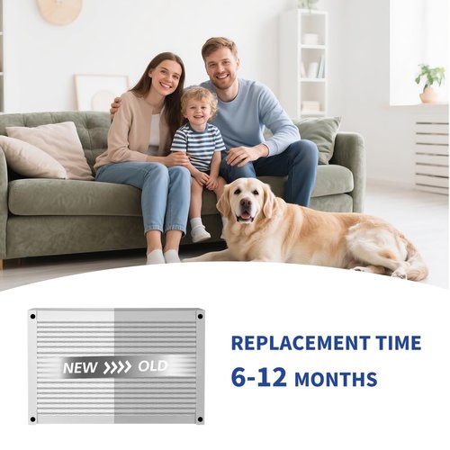 410 MERV 11 Air Filter 16x25x4 for AirPurifiers Model 1410, 1610, 2140, 2400, 2410, 2416, 3410, 4400, or Space-Gard 2400 with Upgrade Kit 1413 Pleated HVAC AC Furnace Filter Replacement 2 Packs
