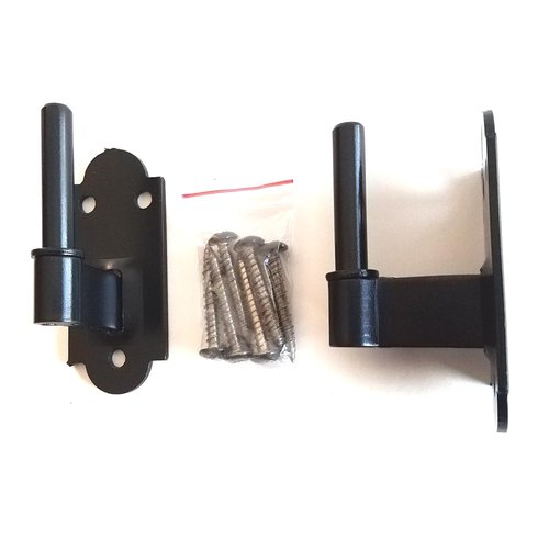 Superior Shutter Pair of Heavy Duty Plate Pintles (1 1/2" Offset)