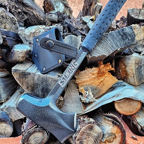 ESTWING Timber Titan - Black 16" Wood Splitting Maul with Forged Steel Construction & Shock Reduction Grip - EB-TT4