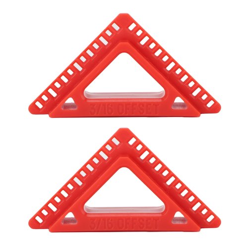 MOTOULAX 2PCS Door and Window Casing Reveal Tools 3/16 1/4 Inch Plastic Trim Reveal Marking Tool for Woodworking