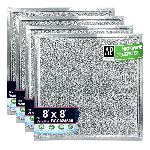2X 8x8 Range Hood Filter for Ventline BCC024600 (2-Pack) - Amazinpure