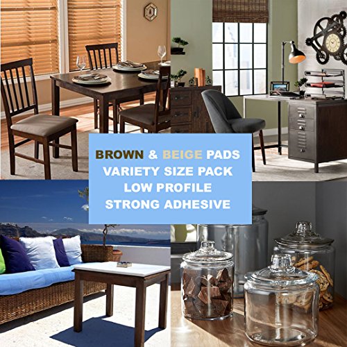 165 Piece Felt Furniture Pads Set - Self-Adhesive Floor Protectors & Noise Bumpers
