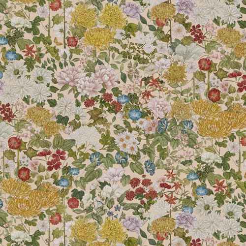 Floral Wallpaper Peel and Stick Boho Wall Paper Removable Waterproof Green/Yellow/Red Contact Paper for Bedroom, Bathroom, Home Wall 17.3" x 78.7"