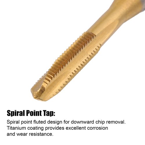 M3 x 0.5 Spiral Point Thread Tap and 2.5mm Drill Bit Set - Drill and Tap Set Tools