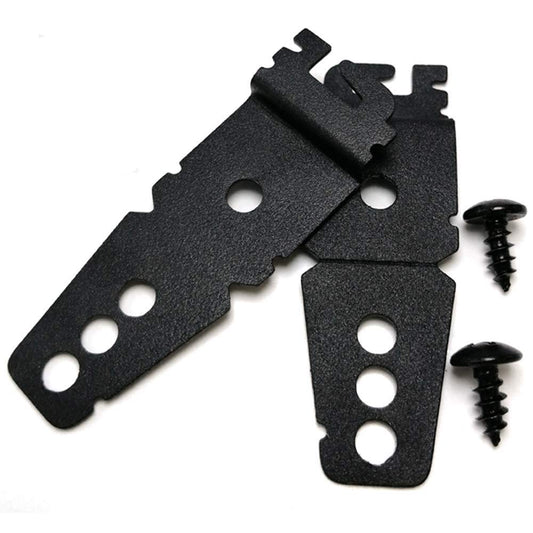 (Upgraded) 2 Pack 8269145 Dishwasher Mounting Bracket Black Replacement with Screws Compatible with Whirlpool & KitchenAid Dishwashers, Replaces Wp8269145, Ap3039168, Ps393134