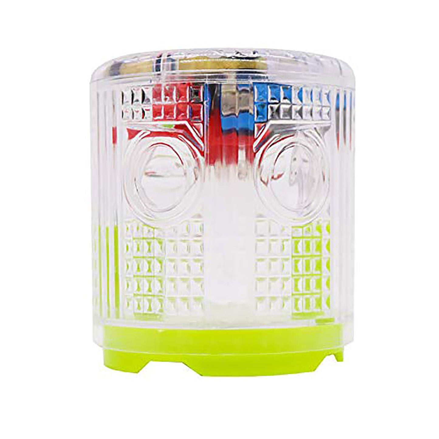 Solar Strobe Warning Light, with Strong Magnetic Base High Bright LED Flashing 360° Wireless Control Automatically Turn On Waterproof IP65 for Construction, Traffic, Factory, Safety Sign (White)