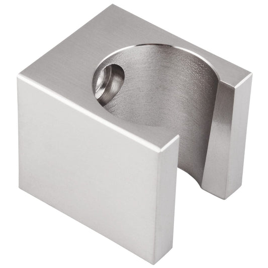 Angle Simple Shower Head Holder, Brass Shower Wand Bracket, Handheld Sprayer Holder Wall Mount, Brushed Nickel