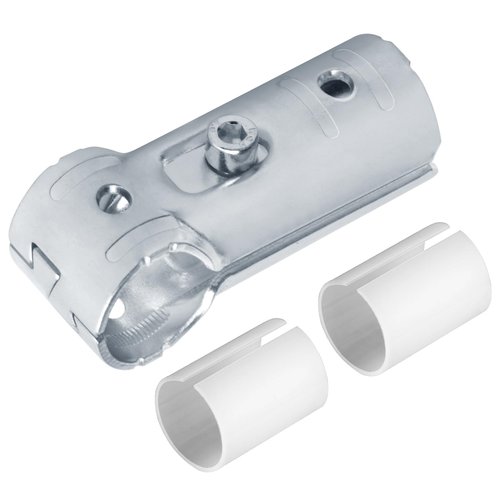 eoere 20 Sets T Pipe Connector Tee Clamp Fittings, Fit OD 19.1 mm Stainless Steel Pipe and 1/2" EMT