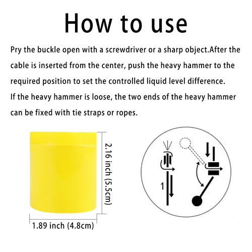 9.84Feet Cable Waterproof Float Switch for Water Tank,3M Float Switch Water Level Controller for Sump Pump (9.84ft(3M))