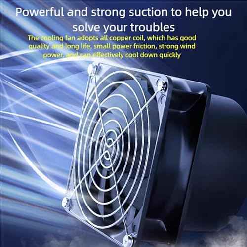 Fume Extractor Adjustable Suction Power Solder with 10-foot smoke exhaust pipe Soldering Fan for Soldering Stained Glass Laser Engraving DIY Projects