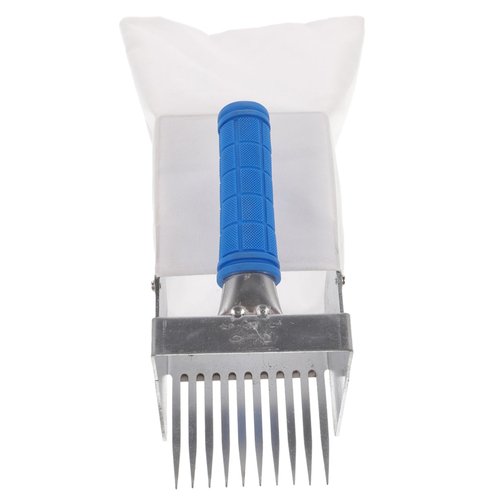 Mipcase Portable Blueberry Picker Tool Lightweight Ergonomic Garden Rake for Efficient Berry Harvesting Safe Collection of Blueberries Small Fruits for Orchard Workers