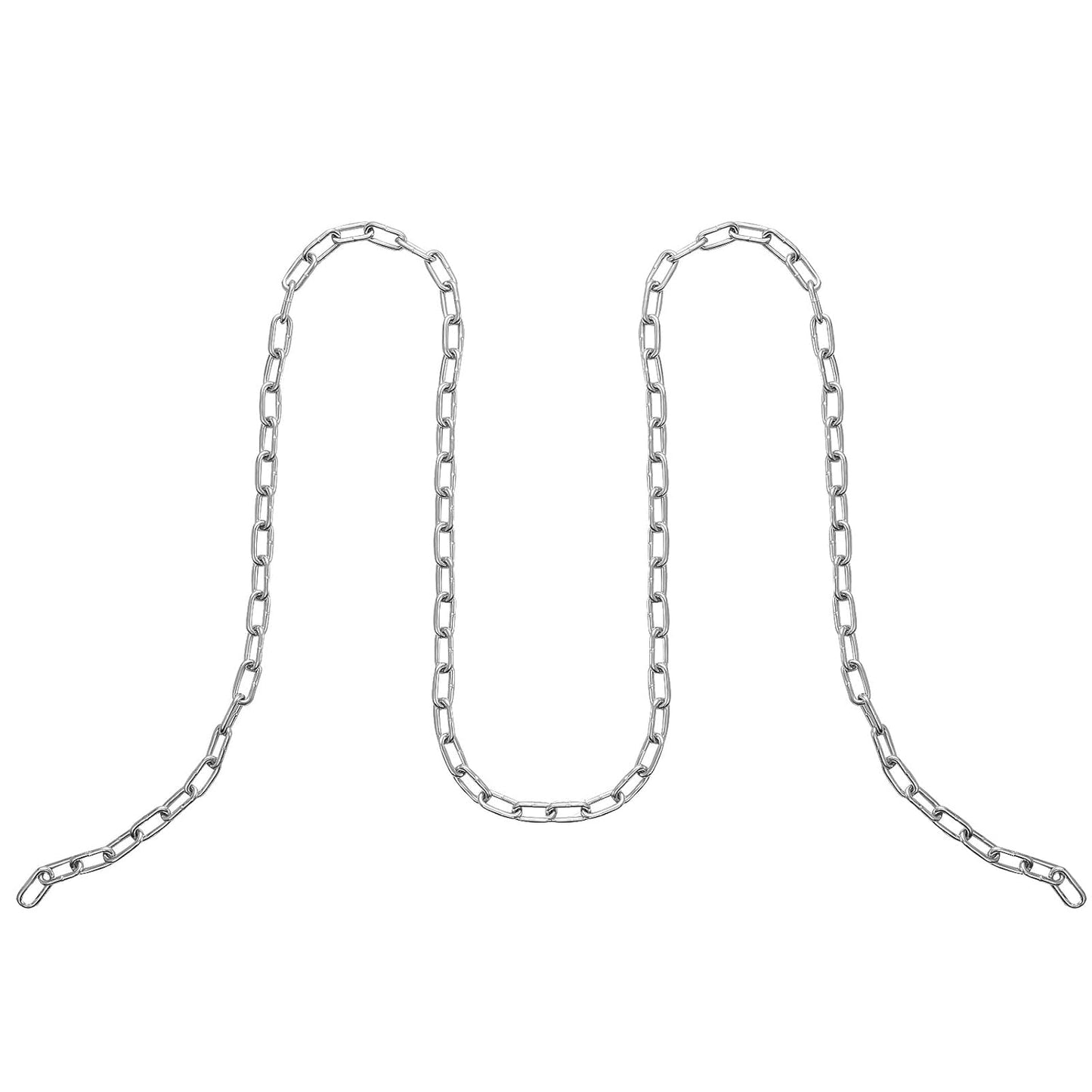 VEVOR Grade 30 Chain 3/16 Inch by 100Ft Length Grade 30 Proof Coil Chain Zinc Plated Grade 30 Chain for Towing Logging Agriculture and Guard Rails