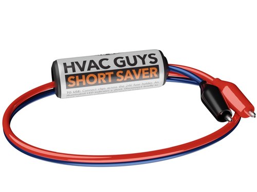 HVAC Guys Short Finder | Short Circuit Finder for 24 VAC Circuits | Includes 12in Lead with Clips & 3ft Magnetic Jumper Testing Cable