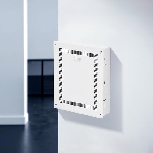 VEVOR Structured Media Enclosure, 17-Inch, Recessed in-Wall Media Box with Cover, Wall-Mount Cable Management Box Kit, Structured Wiring Multi-Media Cabinet, Cold-Rolled Steel, for TV Home Theater