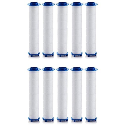 10Pcs Showerhead Filters, Ion Shower Drops Head Filter, 3.5 Inch PP Cotton Filter Cartridge, Turbo Showerhead, Iondrops Filtered Shower head Filters (10 Pcs)
