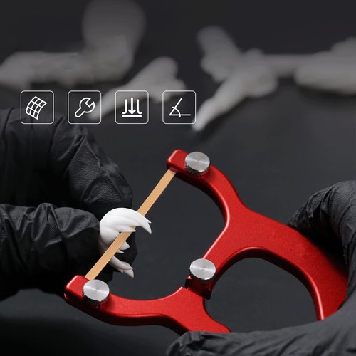 Aluminium Alloy Handheld Cylindrical Surface Sander Model Curving Tool for Gundam Making Building Spare Part Accessory