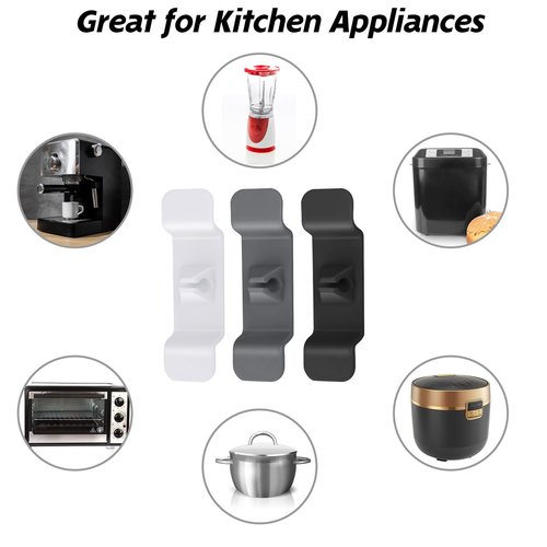 Cord Organizer for Appliances 6 Pcs Appliance Cord Wrap Cords Holder Stick on Keeper Wire Wrapper Power Line for Kitchen, Air Fryer, Coffee Maker, Blender, Pressure Cooker, Toaster