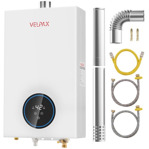 Propane Tankless Water Heater, 4.74GPM 18L Indoor,Constant propane water heater,Instant Hot Propane Gas water heater with Fahrenheit Digital Display,Multi-Protection