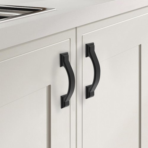 GIYURO 10 Pack 3 Inch Cabinet Pulls Matte Black Kitchen Cabinet Handles Zinc Alloy Drawer Pulls Solid Cabinet Hardware