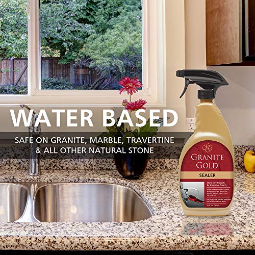 Granite Gold Granite Sealer 24 Fl Oz Spray Bottle for Natural Stone Surfaces