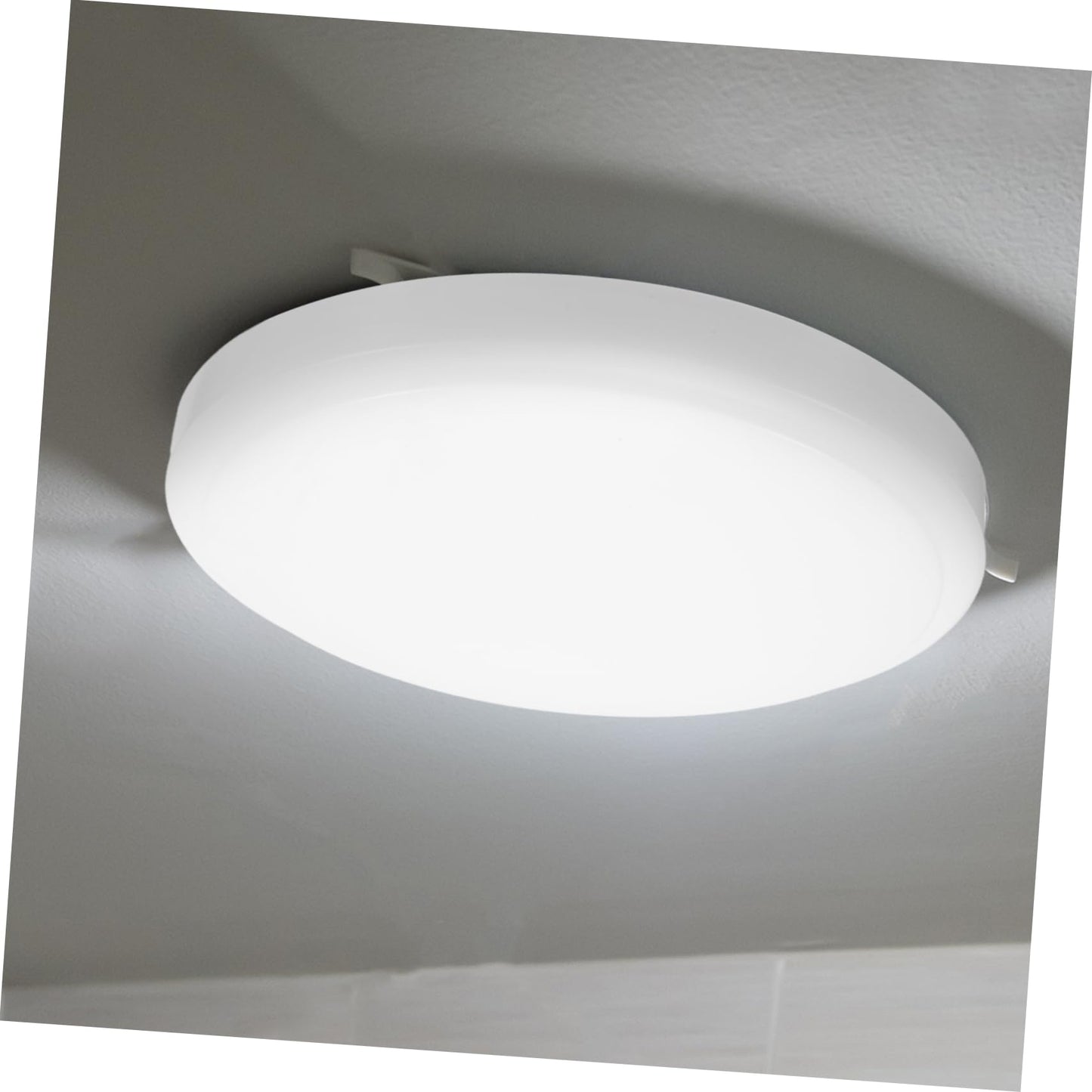 KONTONTY Flush Mount Plastic Lampshade Replacement for Ceiling Light Fixtures Decorative Dome Cover for Kitchen Bathroom Bedroom Elegant Design