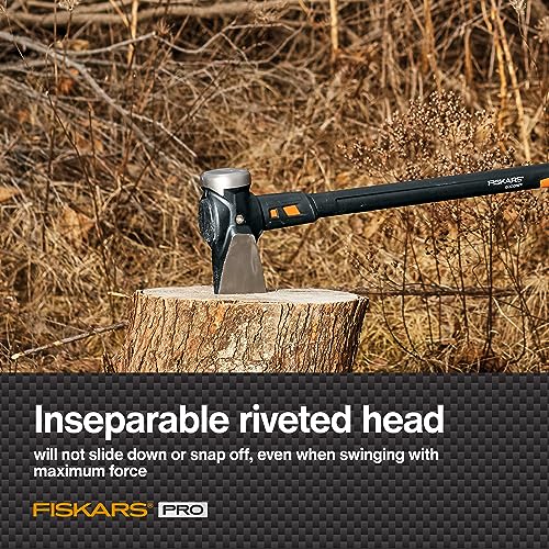 Fiskars Pro IsoCore 8 lb Splitting Maul - 36-Inch Wood Splitter Axe