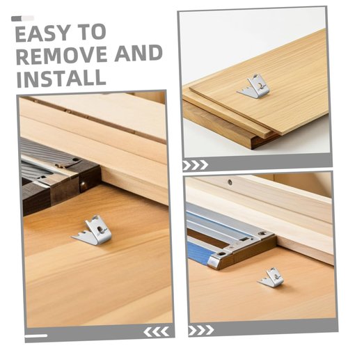ARTIBETTER 14pcs Freezer Shelf Clip Commercial Refrigerator Freezer Shelf Support Clip Refrigerator Clips Clip for Fridge Cooler Shelf Hooks Metal Rack Clips Silver 304 Stainless Steel